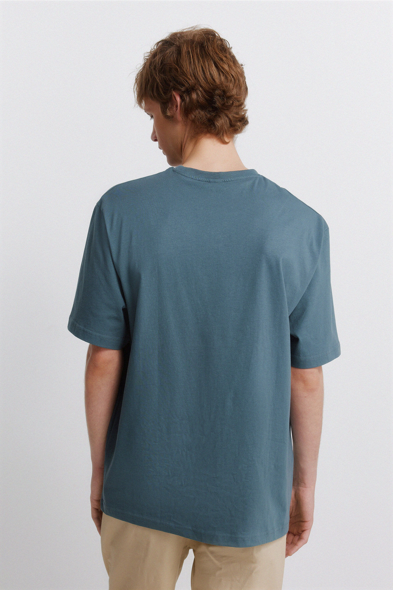 Springfield Playera b&aacute;sica azul