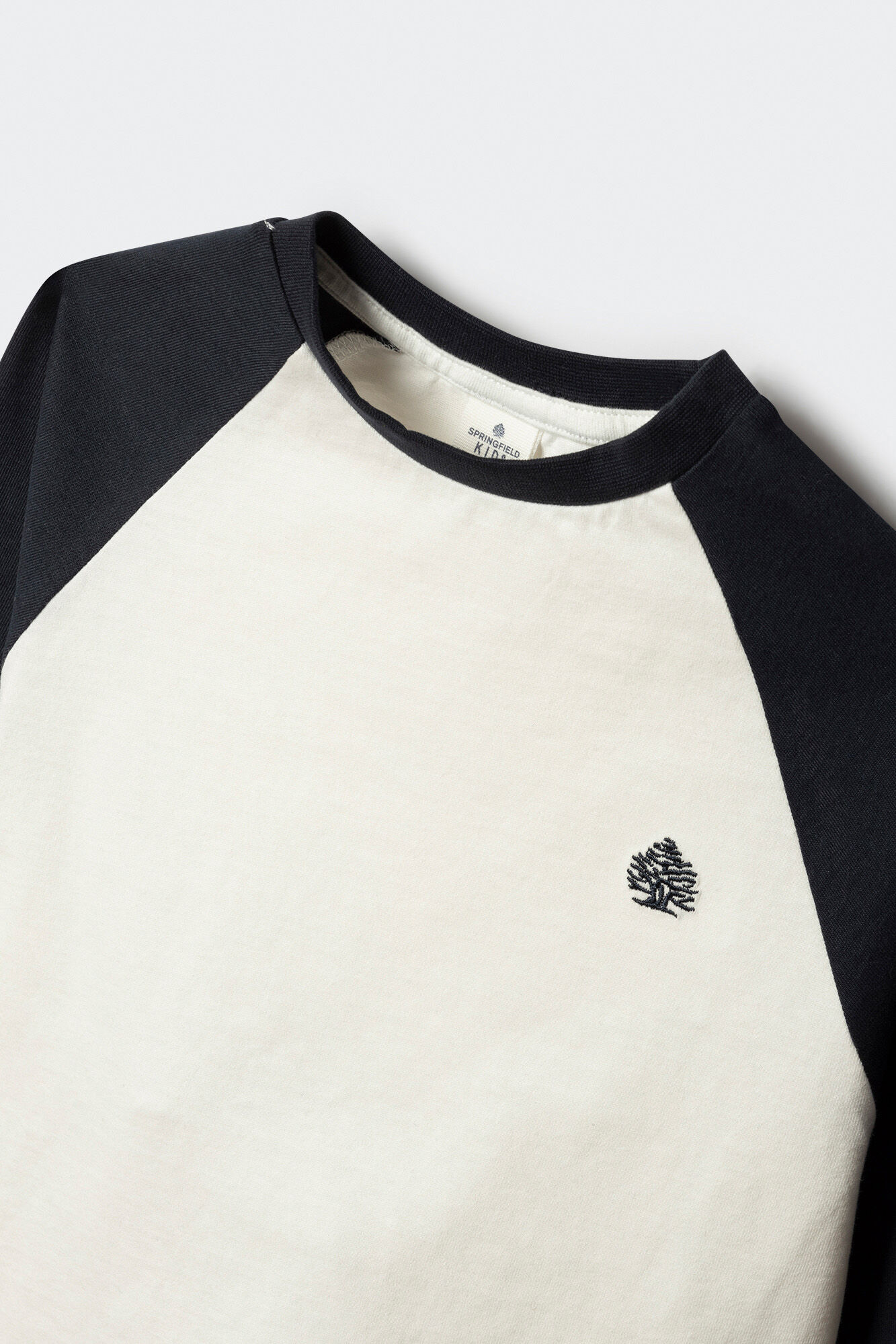 Springfield Kids Camiseta manga larga bicolor ni&ntilde;o azul