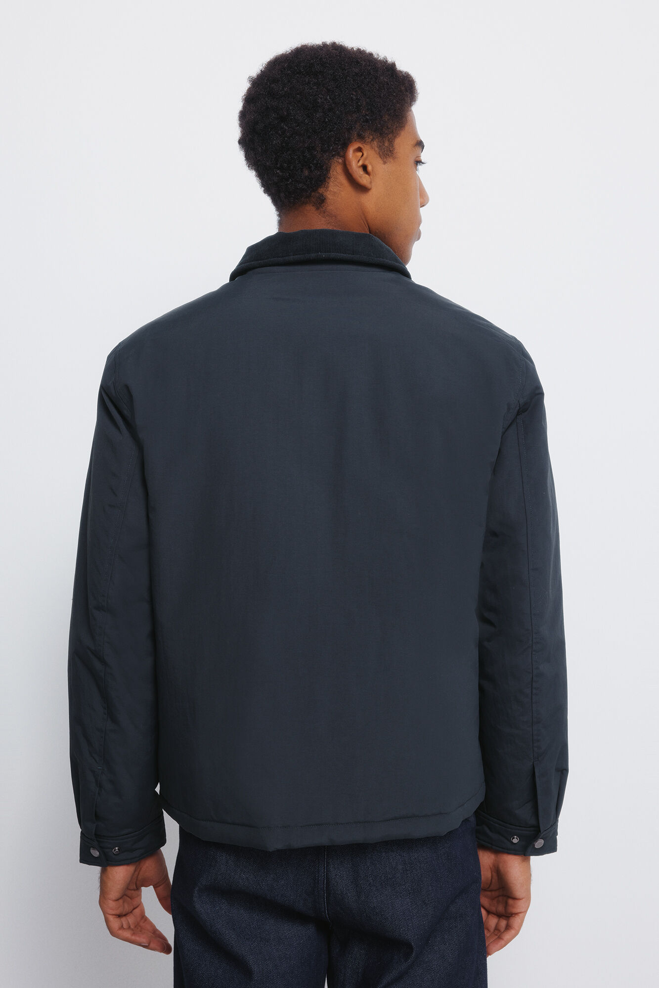 Springfield Chamarra de cuello de pana estampado