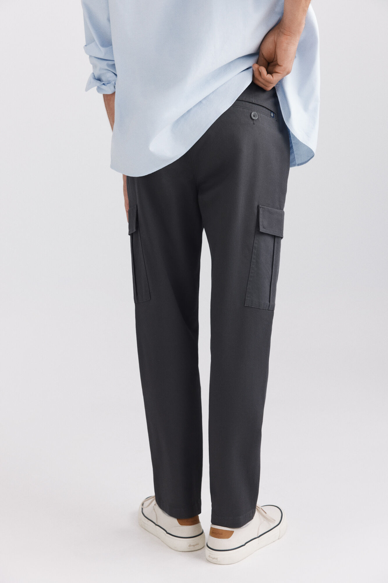 Springfield Pantal&oacute;n cargo c&oacute;modo gris