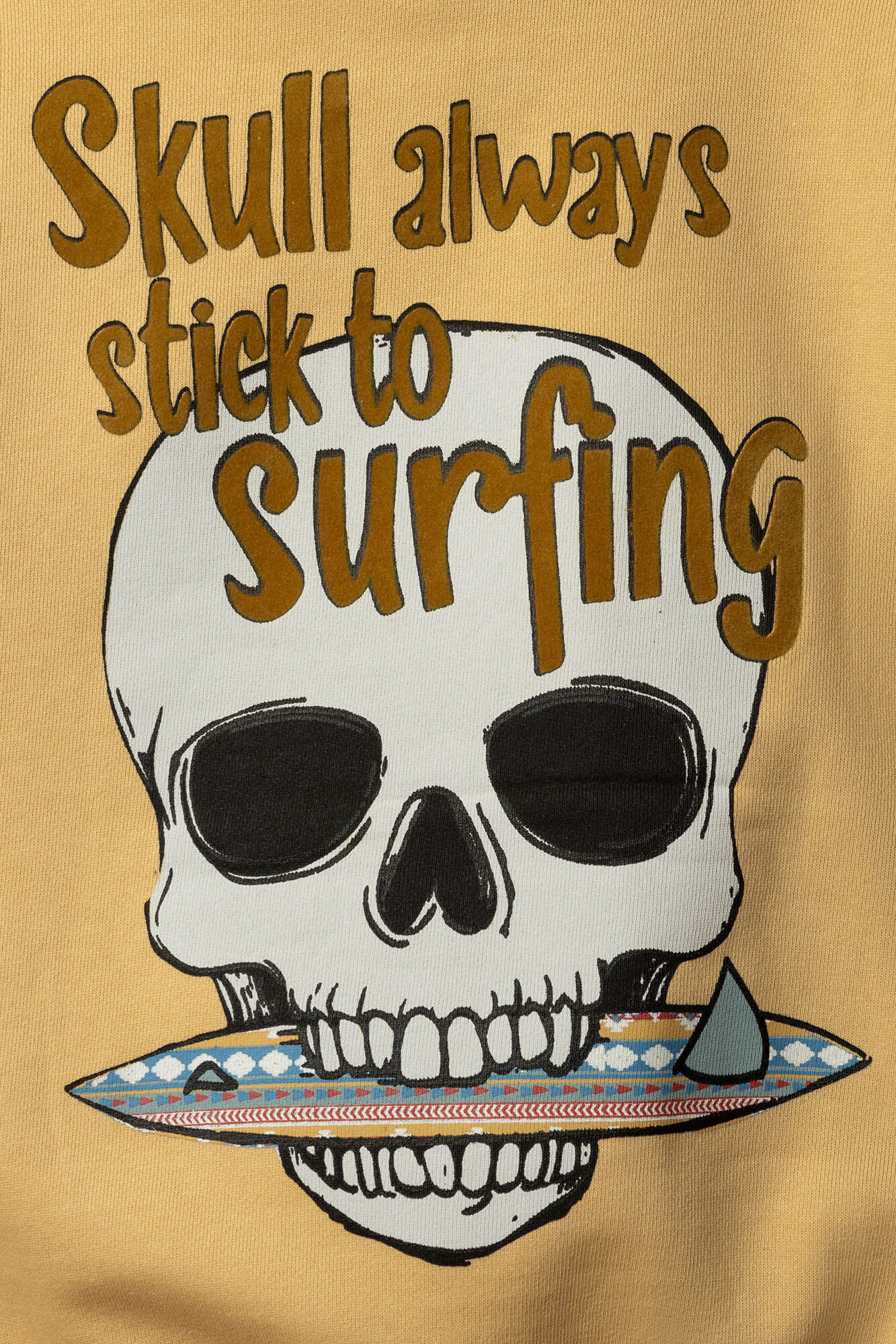 Springfield Kids Sudadera con capucha calavera ni&ntilde;o amarillo