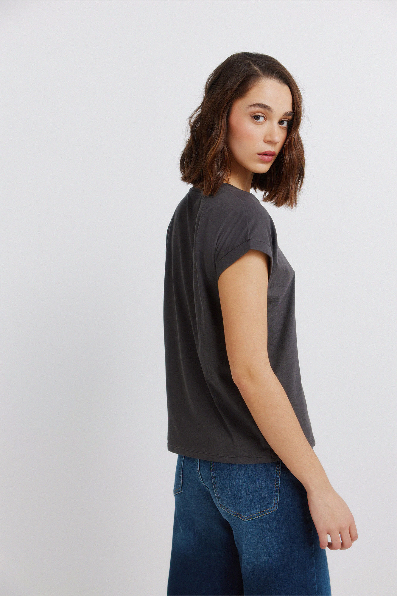 Springfield Playera "Mafalda" gris