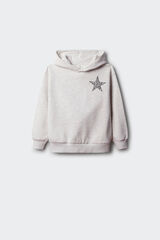 Springfield Kids Sudadera estrella ni&ntilde;a espalda gris