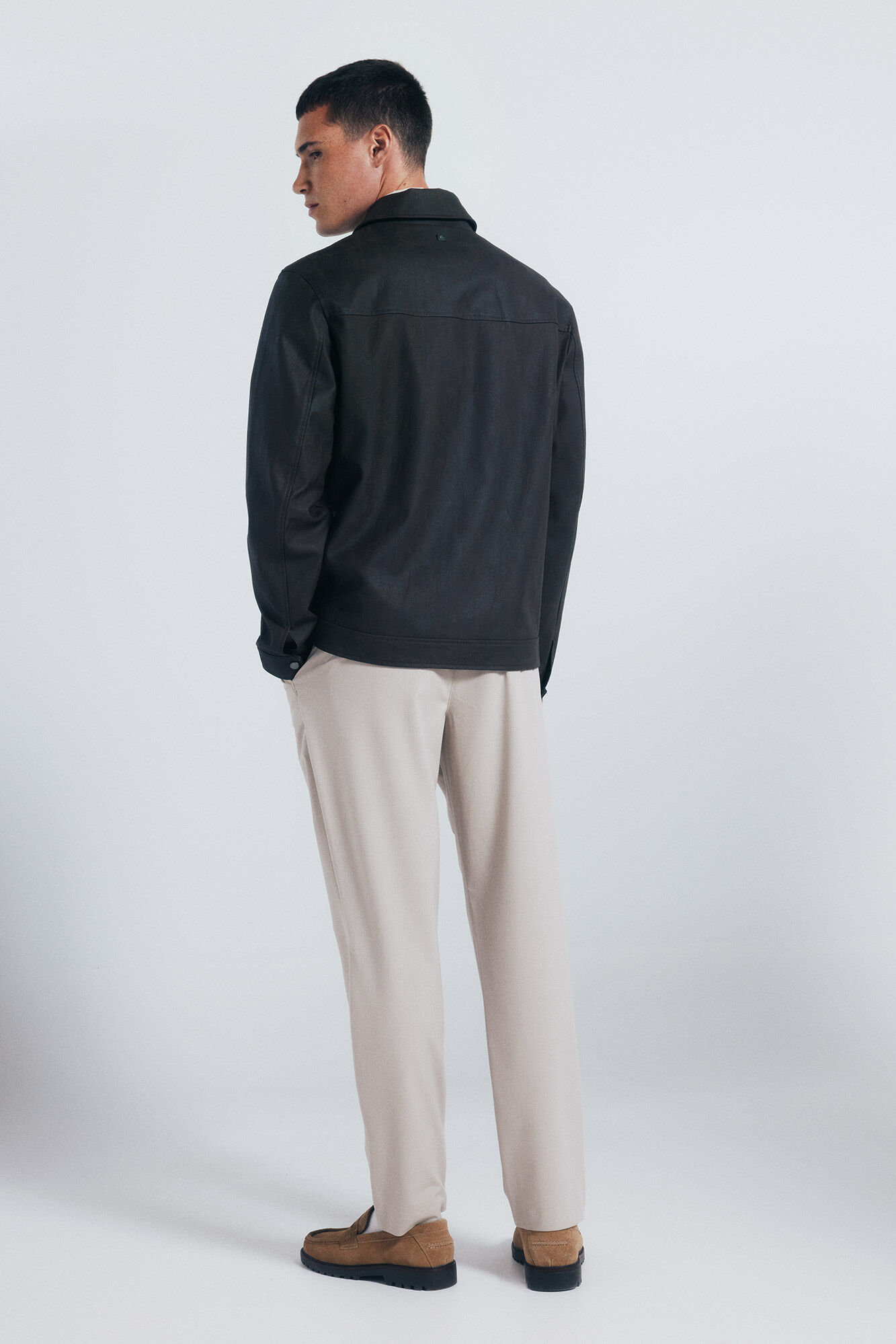 Springfield Pantal&oacute;n chino jogger comfort fit caf&eacute;