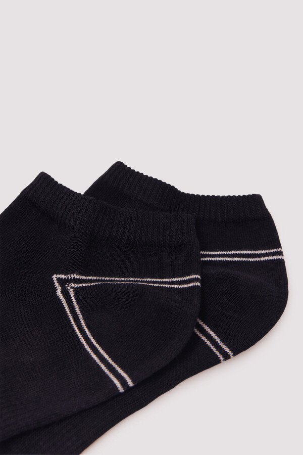 Springfield Calcetín deportivo tobillero rib negro