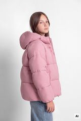 Springfield Kids Chamarra acolchada envolvente para ni&ntilde;a rosa