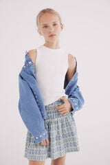 Springfield Falda volantes niña blanco