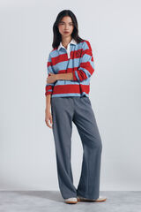 Springfield Pantalón jogger ancho gris
