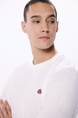 Springfield Playera manga larga peach marfil