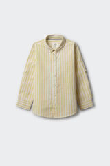 Springfield Camisa Rayas niño amarillo