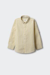 Springfield Camisa Rayas niño amarillo