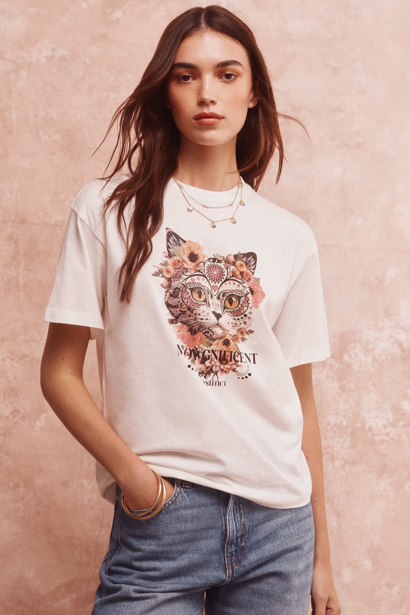 Springfield Playera "Meowgnifient"