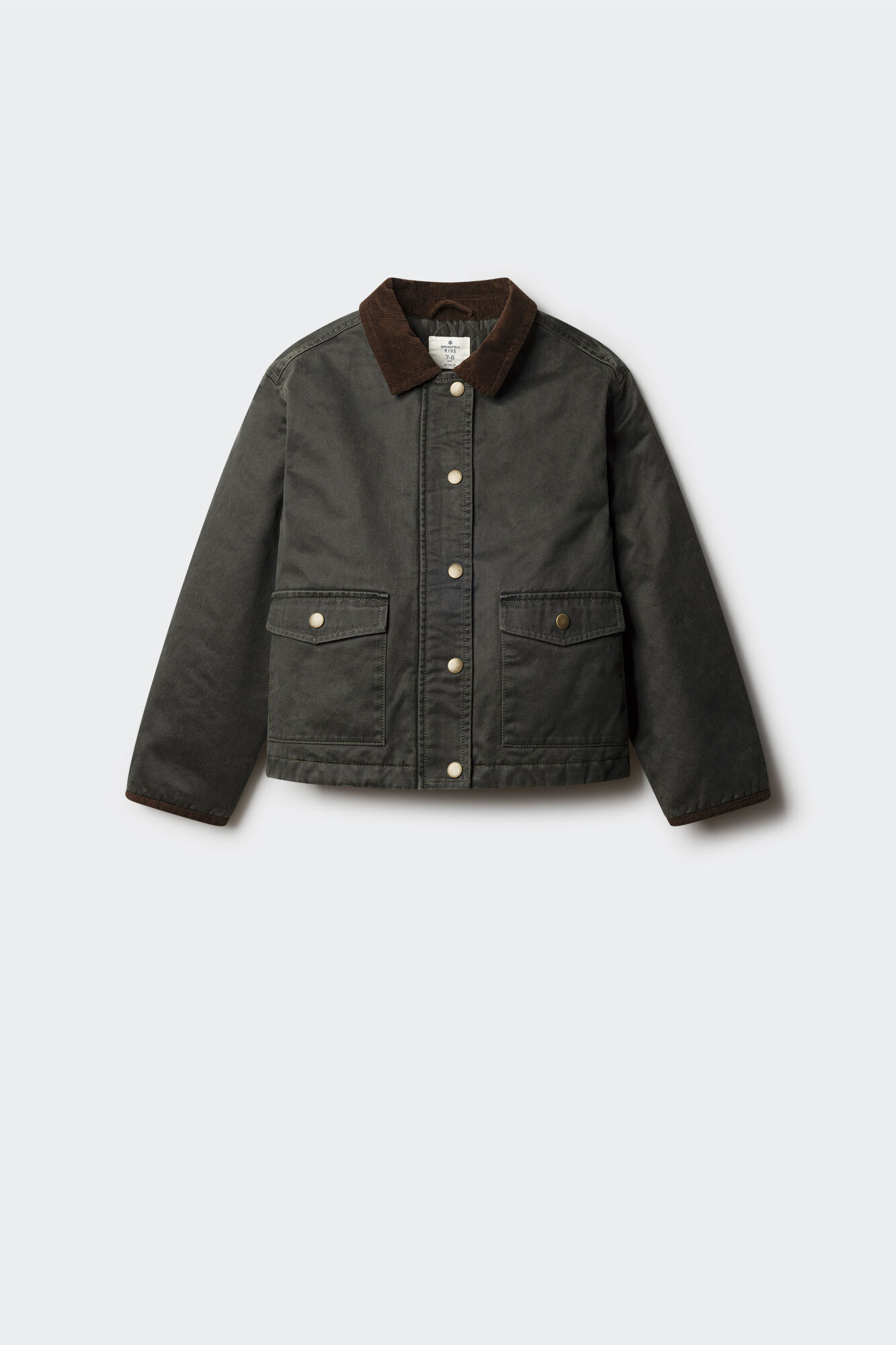 Springfield Kids Parka detalles ni&ntilde;a khaki