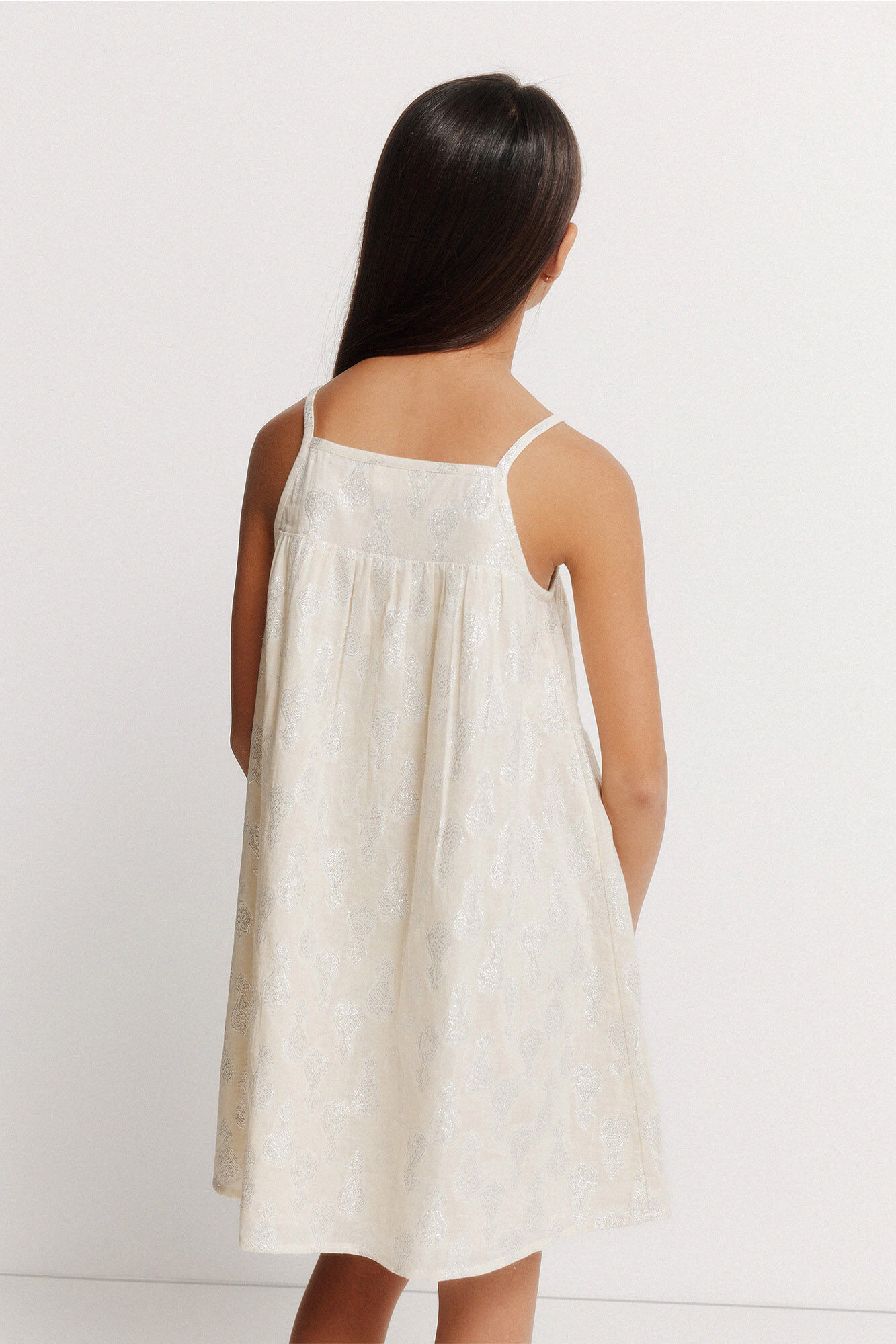 Springfield Kids Vestido para ni&ntilde;a de lurex estampado