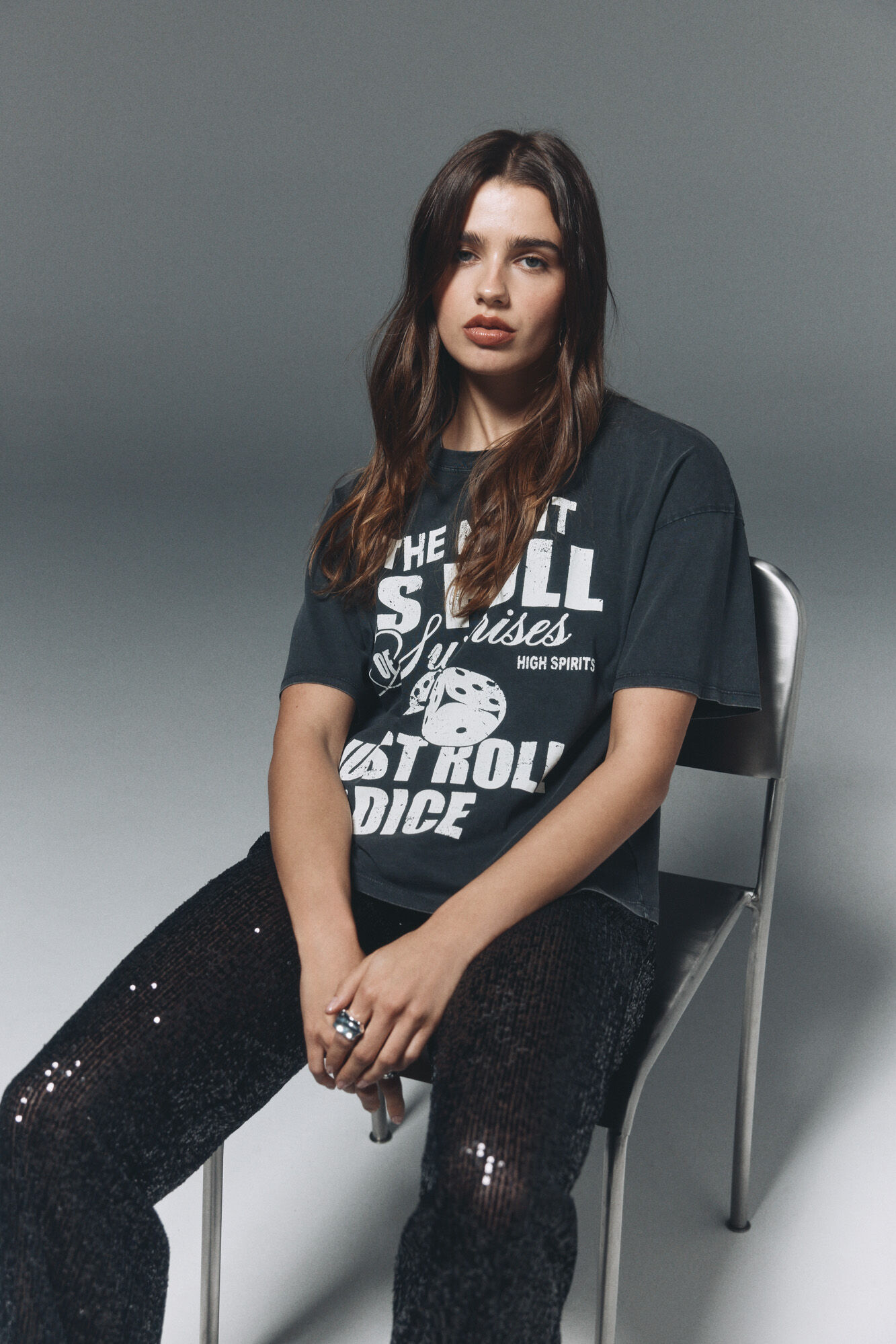 High Spirits Pantal&oacute;n Zenda negro