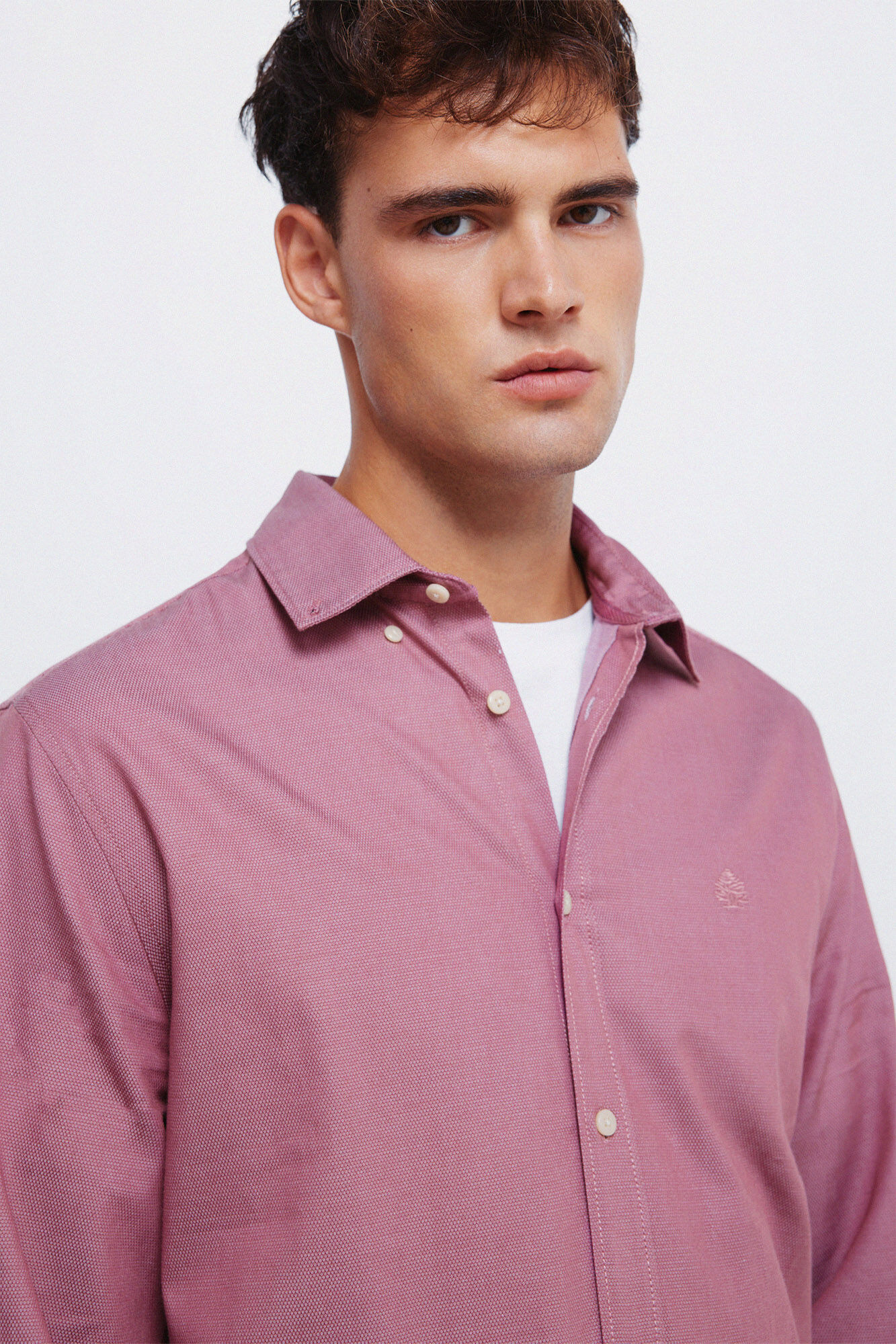 Springfield Camisa estructurada bicolor