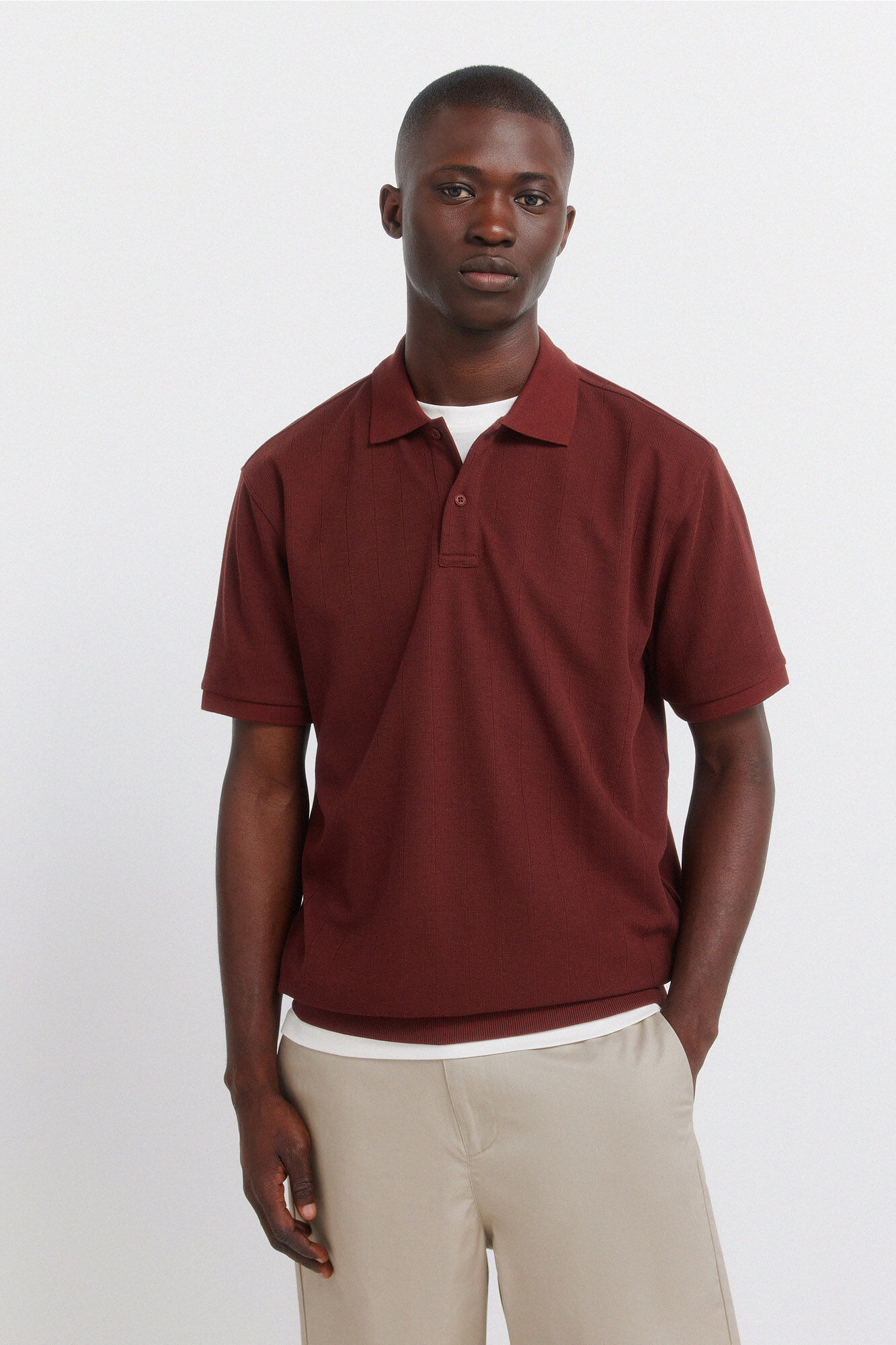Springfield Polo de estructura regular fit