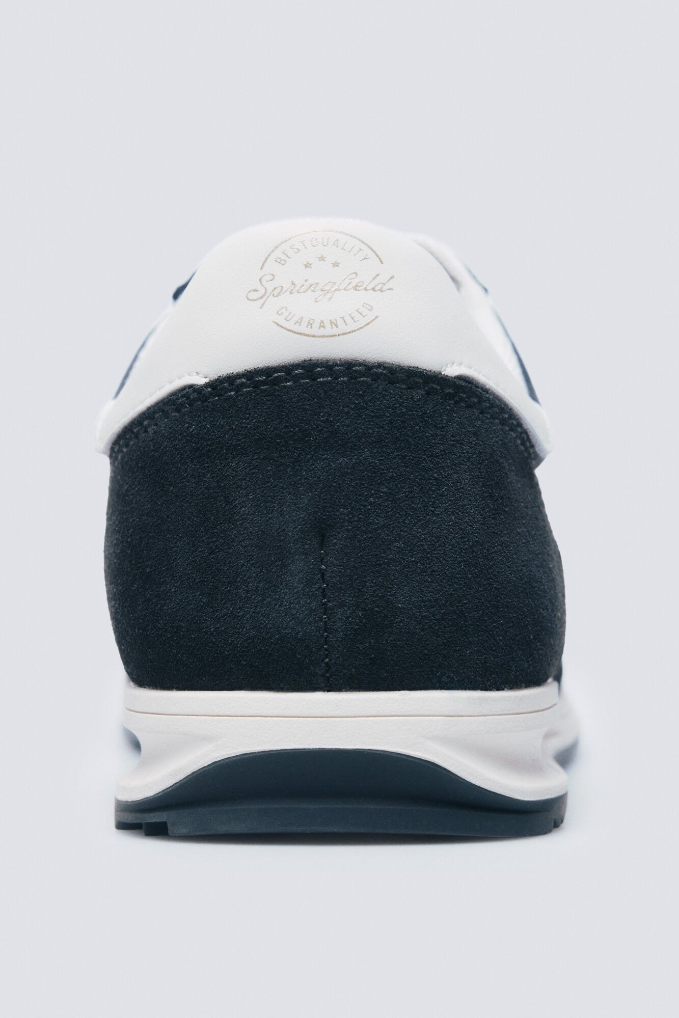 Springfield Sneaker de piel estilo retro azulado