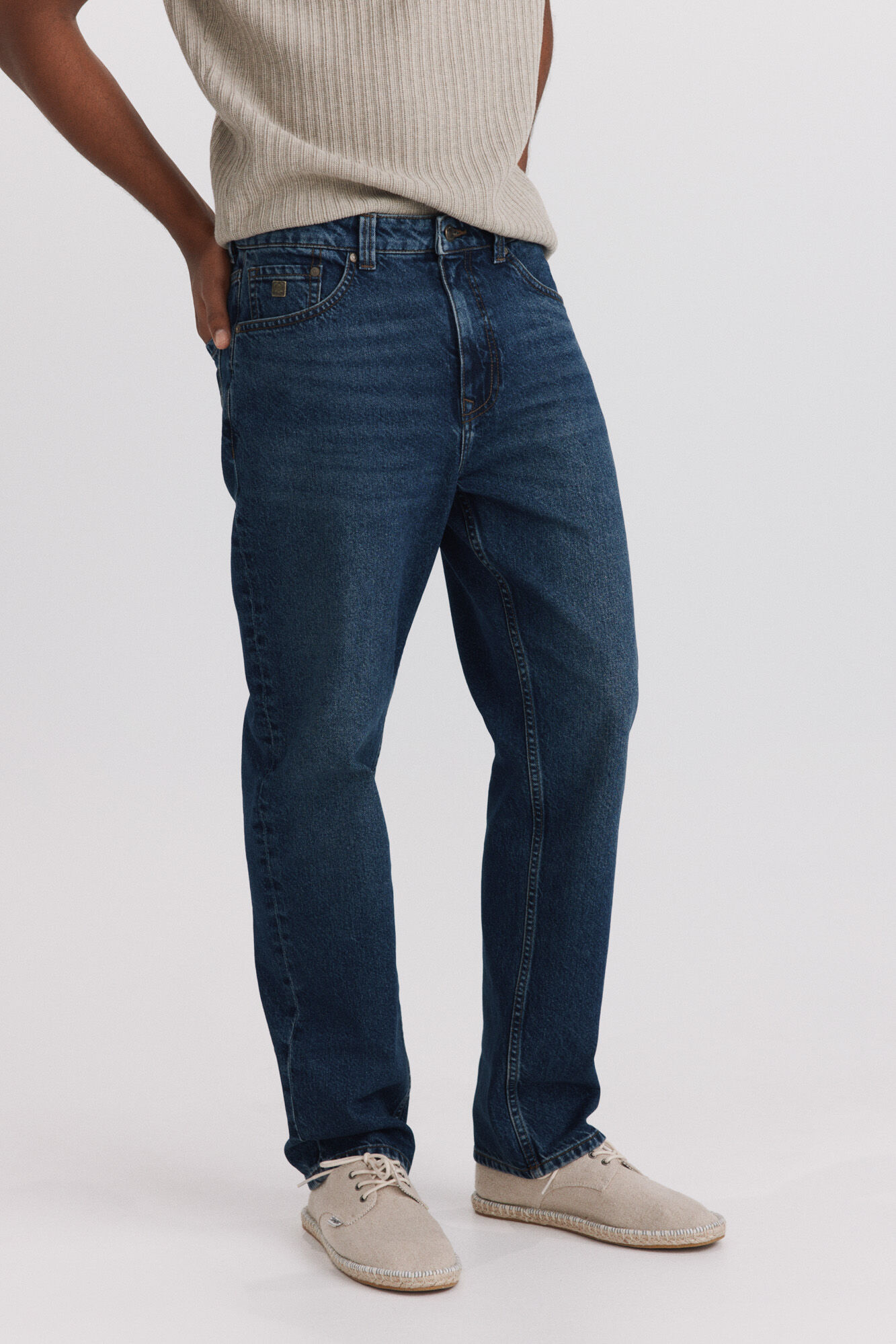 Springfield Jeans lavado sobrete&ntilde;ido corte recto