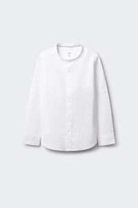 Springfield Kids Camisa de lino cuello mao para ni&ntilde;o