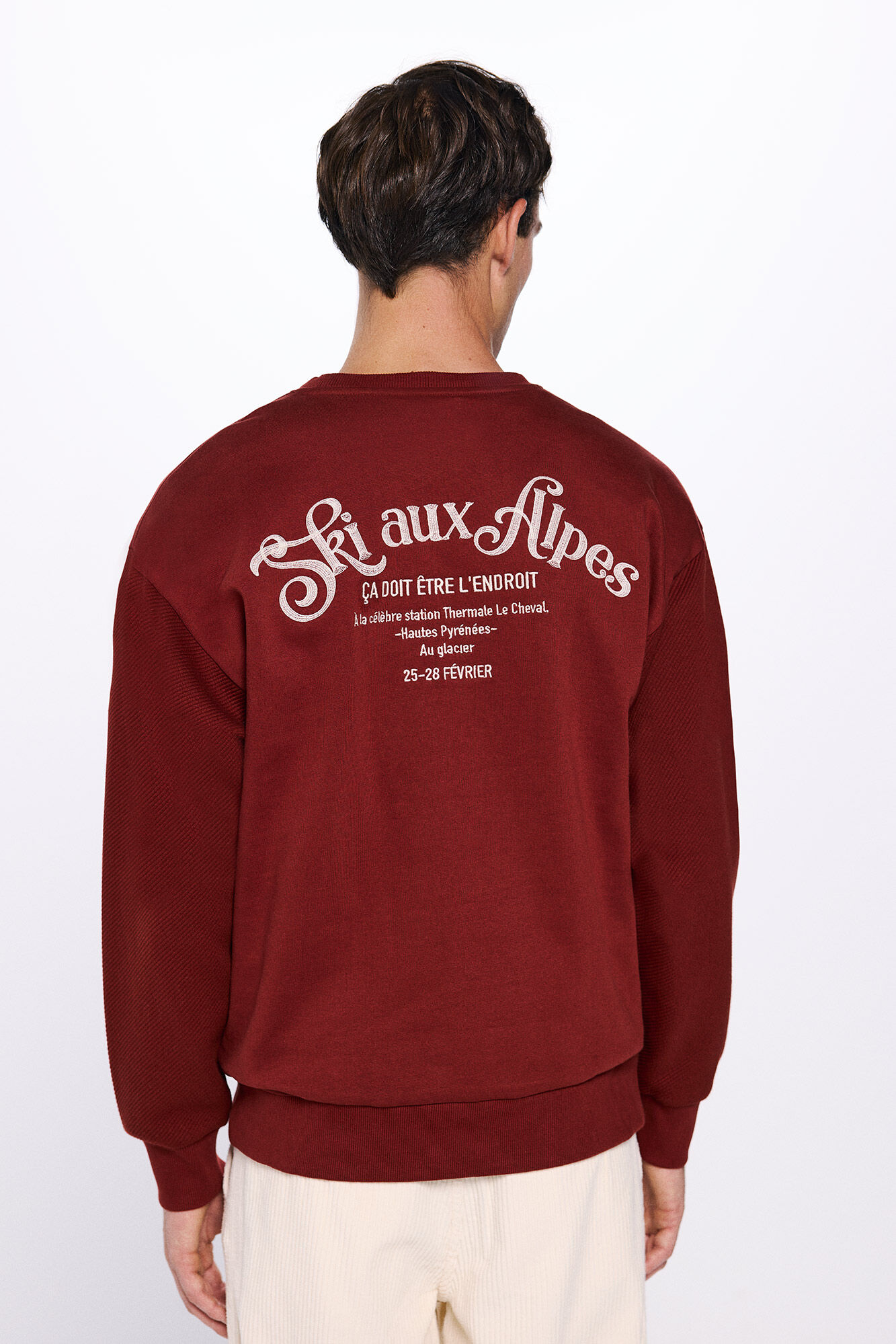 Springfield Sudadera sky Des Alpes p&uacute;rpura