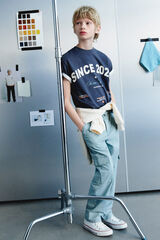 Springfield Kids Pantal&oacute;n chino cargo para ni&ntilde;o azul