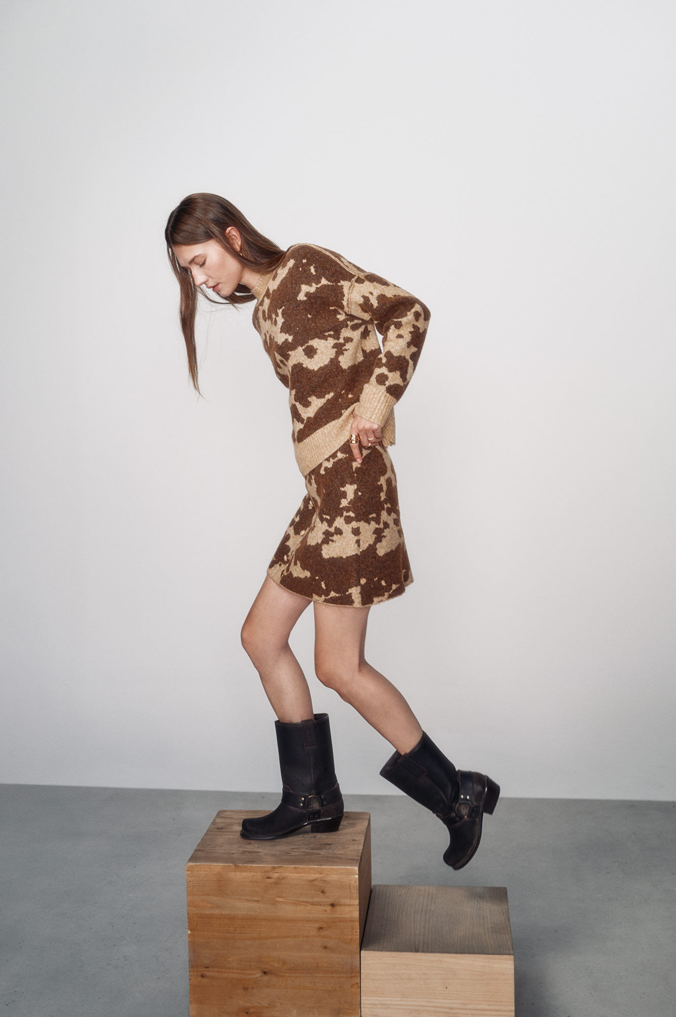 High Spirits Falda Cocoa nude