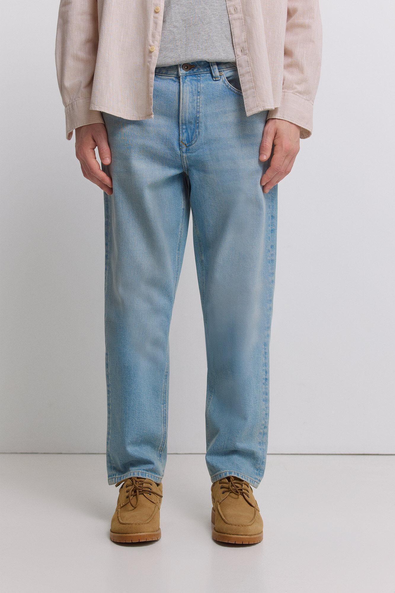 Springfield Jeans sobrete&ntilde;ido regular fit azul