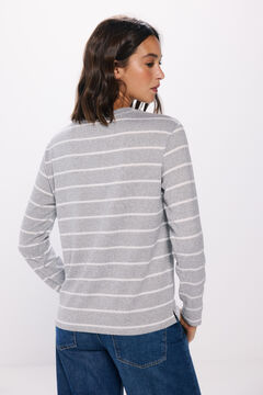 Springfield Playera botones hombro gris