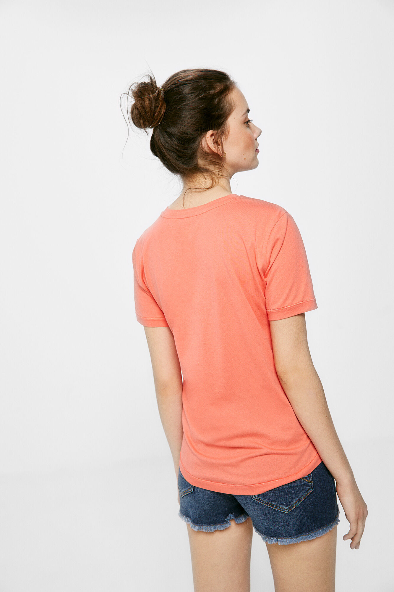 Springfield Playera"Mickey Mouse" naranja