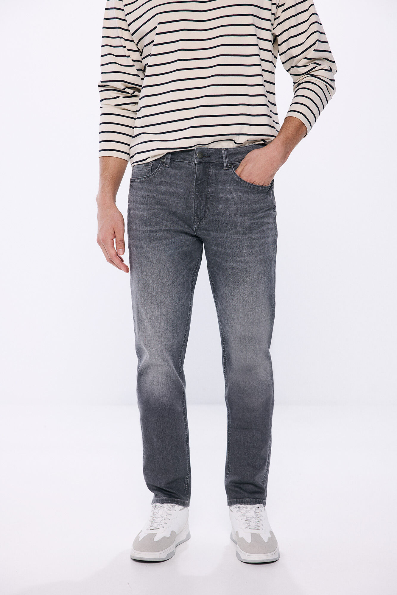 Springfield Vaquero slim fit gris oscuro gris