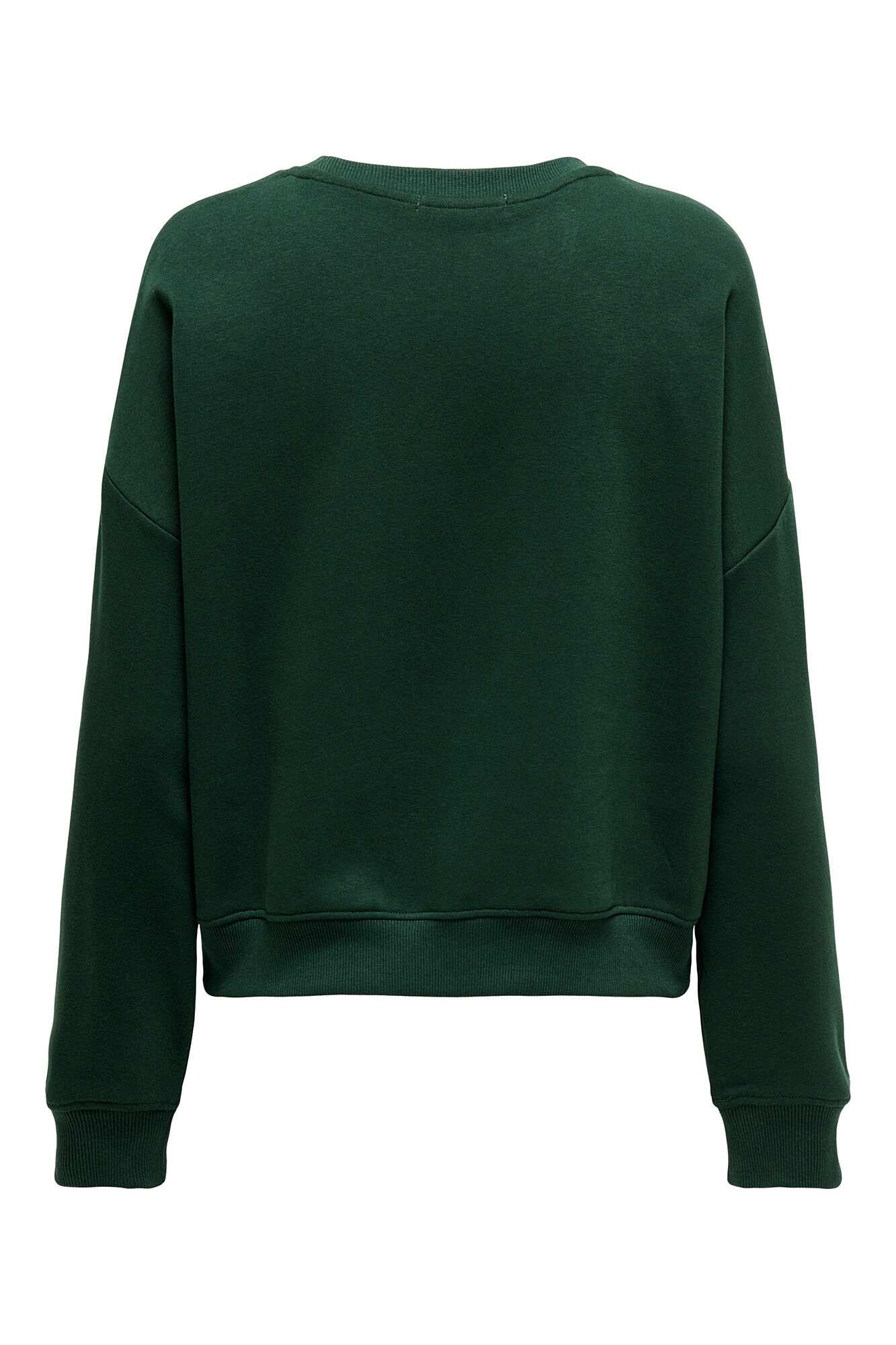 Only Sudadera de cuello redondo verde