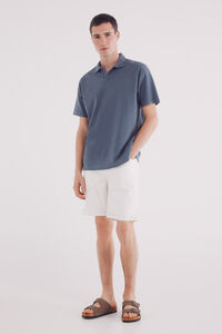Springfield Bermuda color lavada slim fit estampado