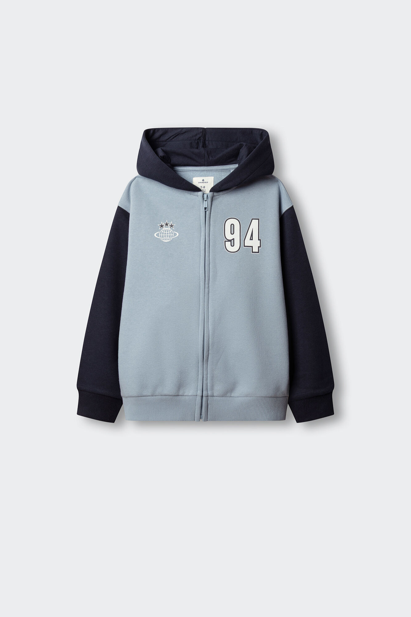 Springfield Kids Sudadera beisbolera 94 ni&ntilde;o azul indigo
