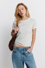 Springfield Playera b&aacute;sica entallada beige