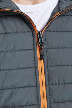 Springfield Chamarra acolchada combinada gris