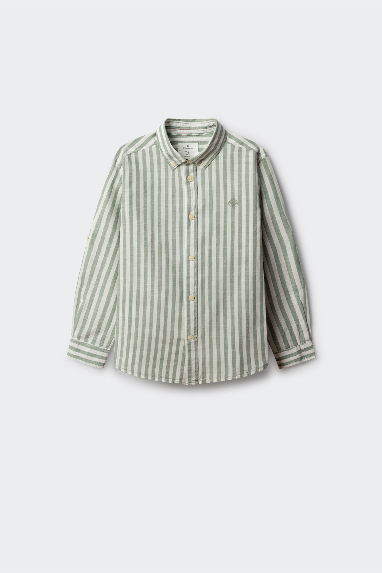 Springfield Kids Camisa de algod&oacute;n slub para ni&ntilde;o