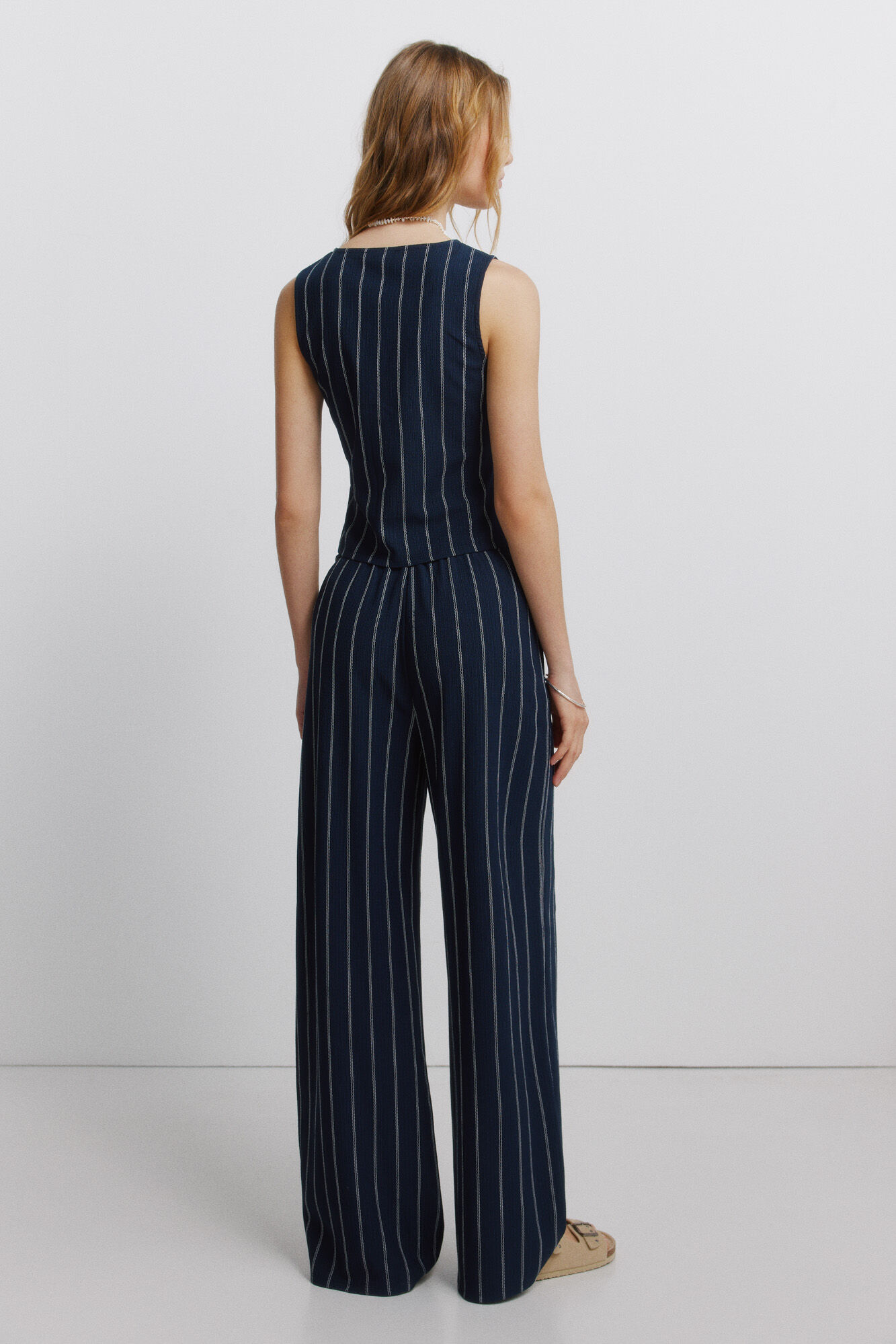 Springfield Pantal&oacute;n fluido azulado