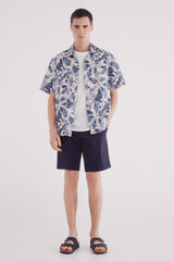 Springfield Bermuda color comfort fit azul