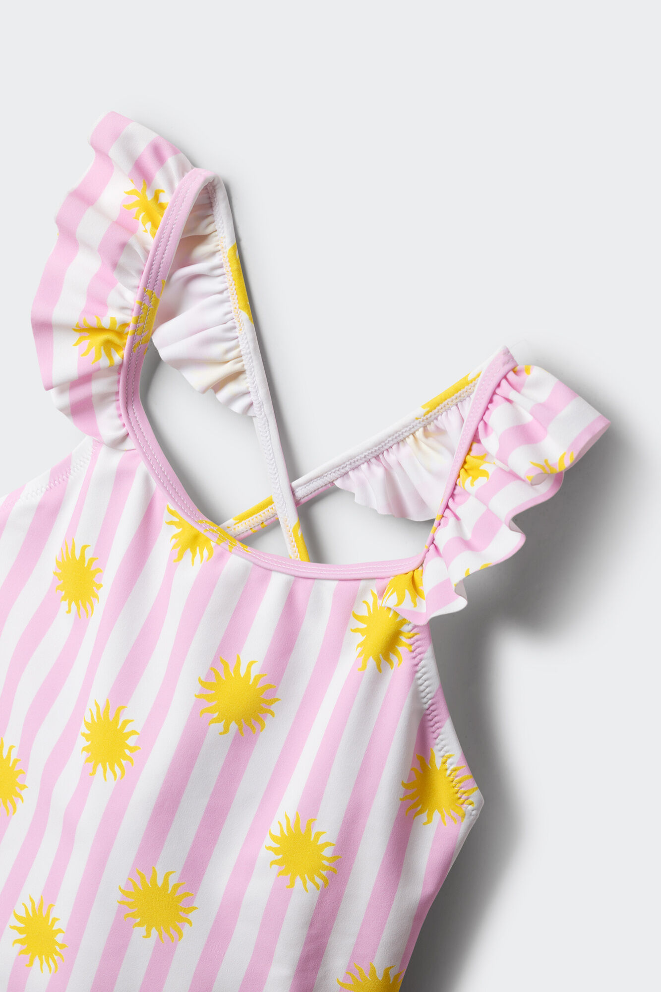 Springfield Kids Traje de ba&ntilde;o de soles para ni&ntilde;a rosa