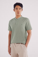 Springfield Polo piqué mao oxford slim fit verde