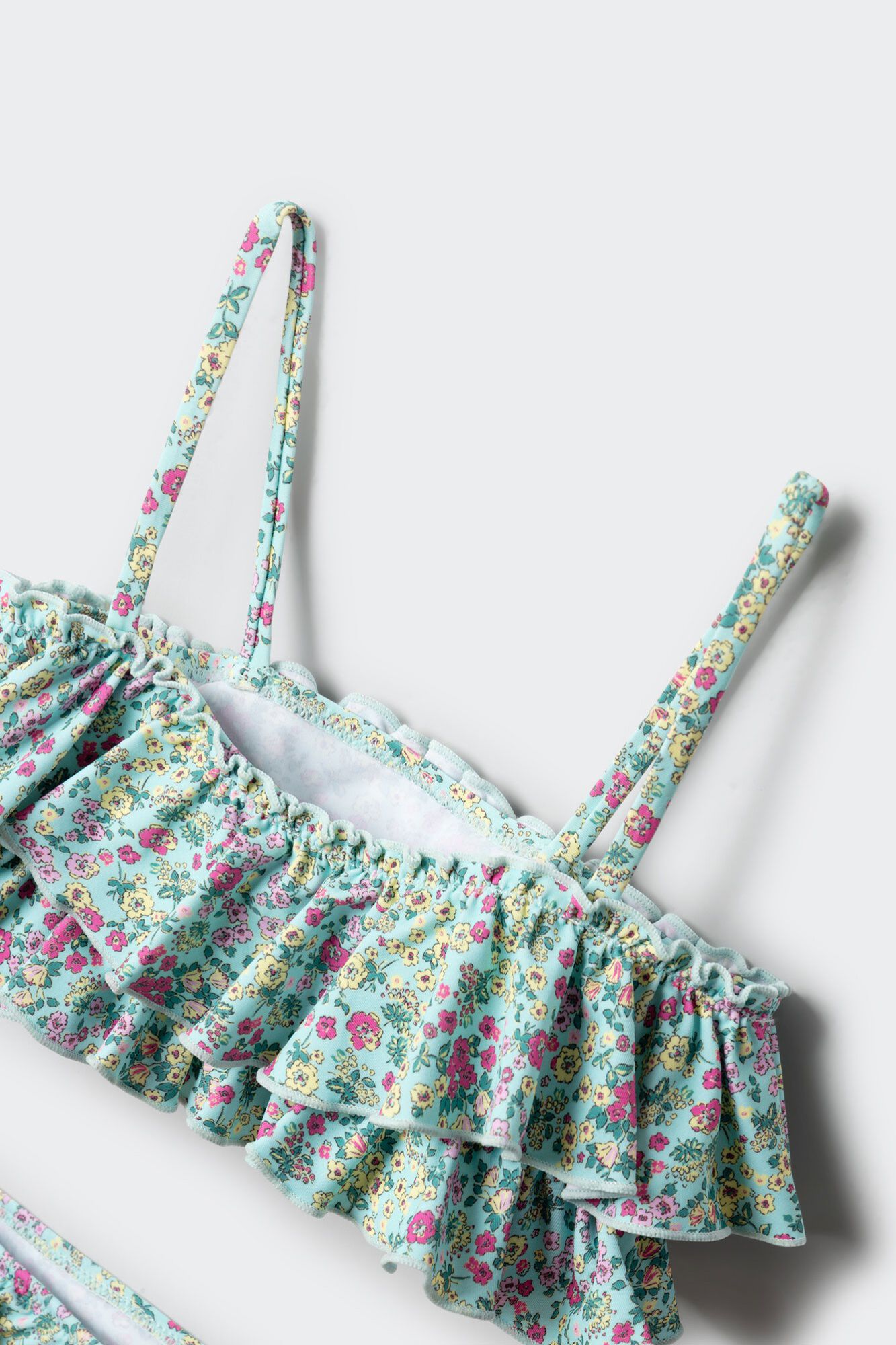 Springfield Kids Bikini de flores para ni&ntilde;a verde