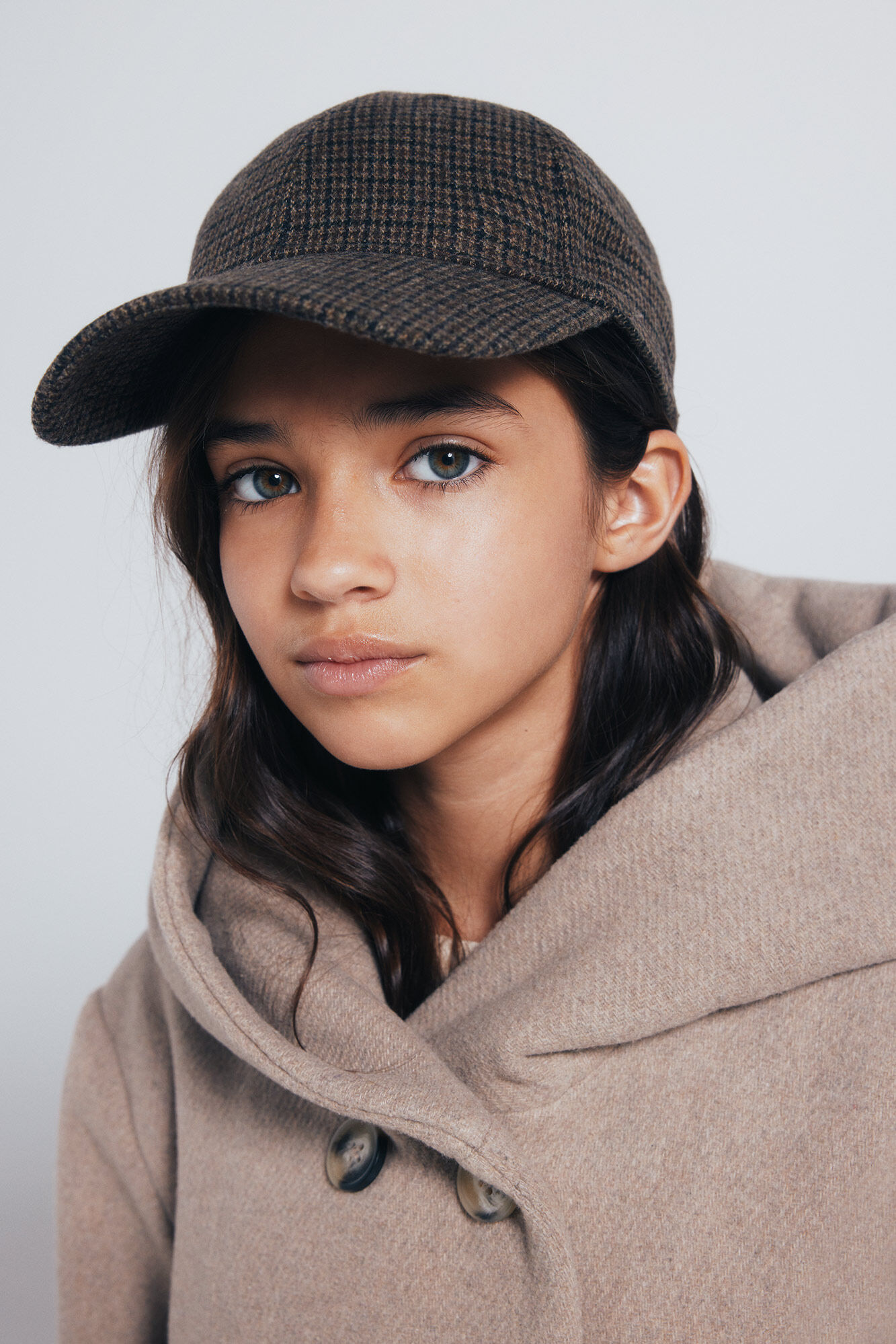 Springfield Kids Abrigo de pa&ntilde;o cruzado ni&ntilde;a nude