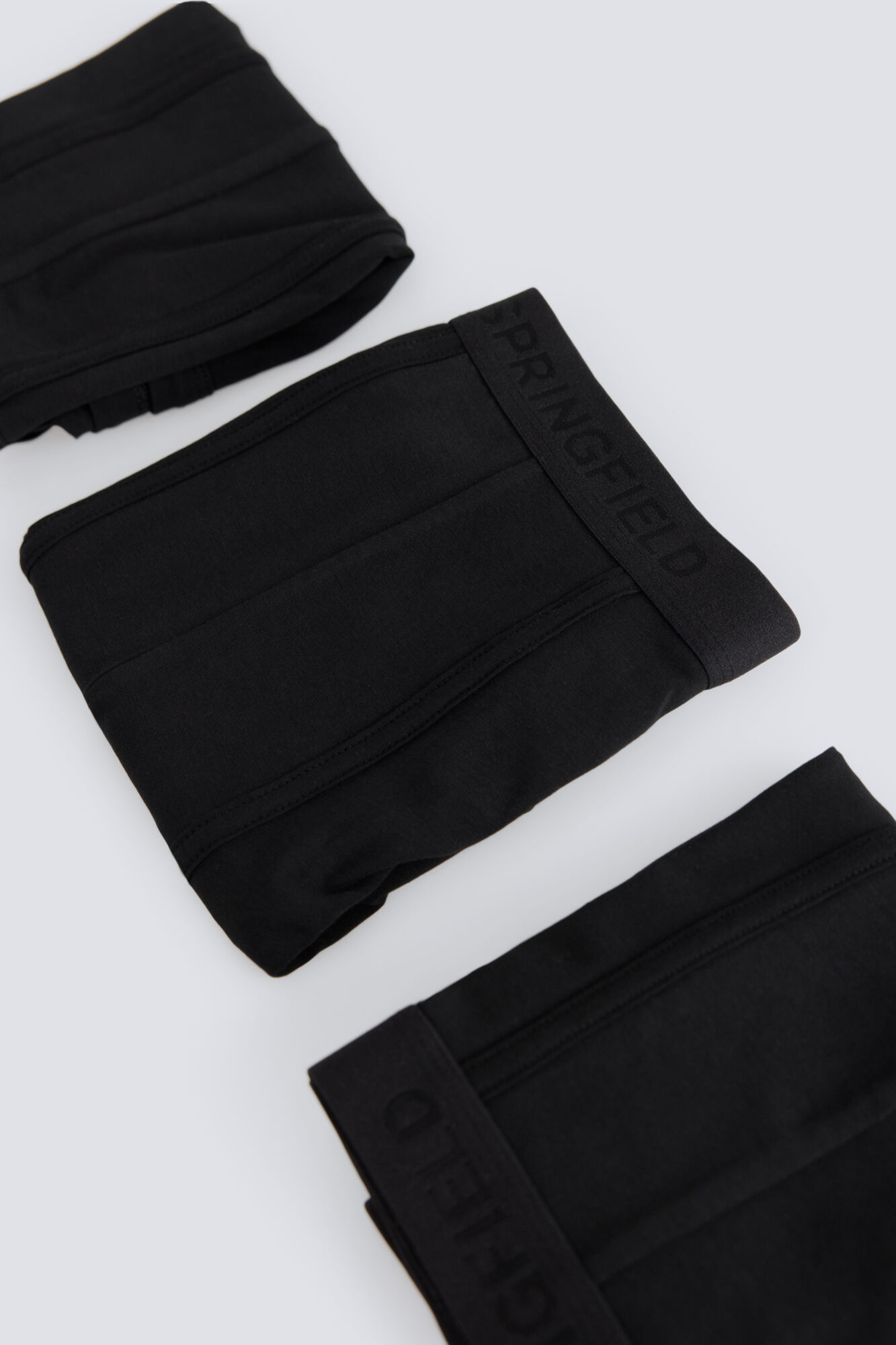 Springfield Pack de 3 b&oacute;xers b&aacute;sicos negro