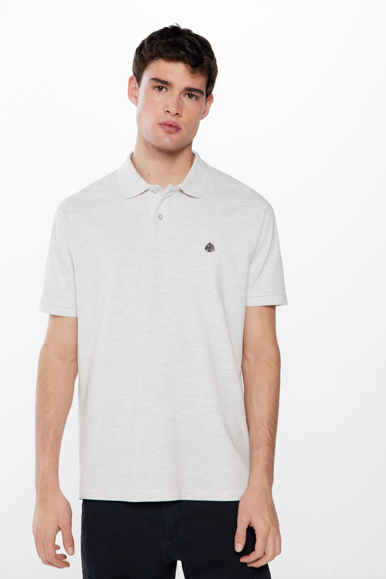 Polo pique tejido fantasia Polos de hombre Springfield MX