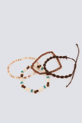 Springfield Pulseras paquete de 4 azul