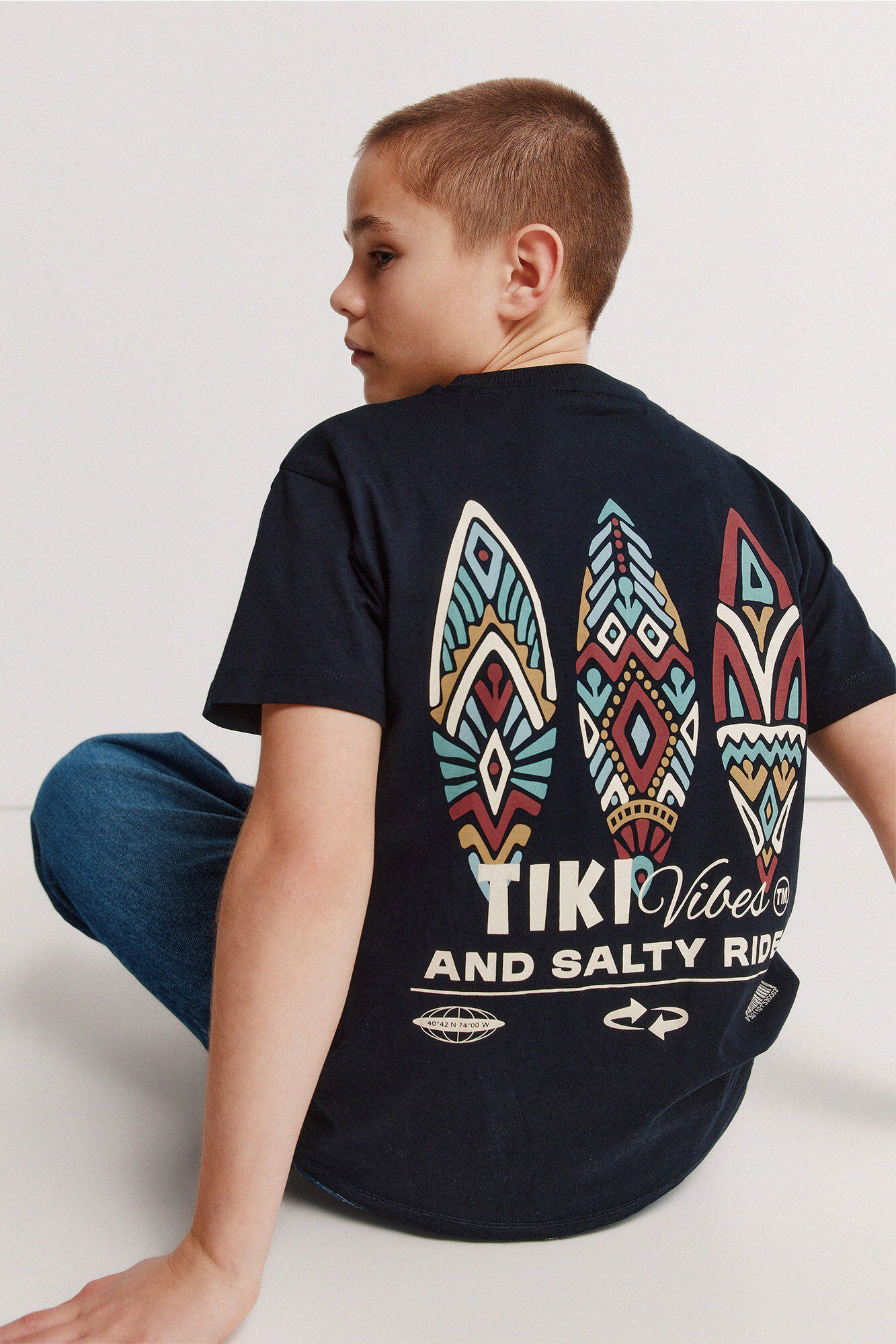 Springfield Kids Playera manga corta tiki para ni&ntilde;o