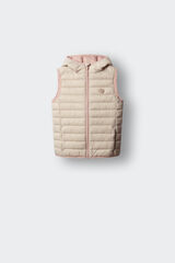 Springfield Kids Chaleco acolchado para ni&ntilde;a beige
