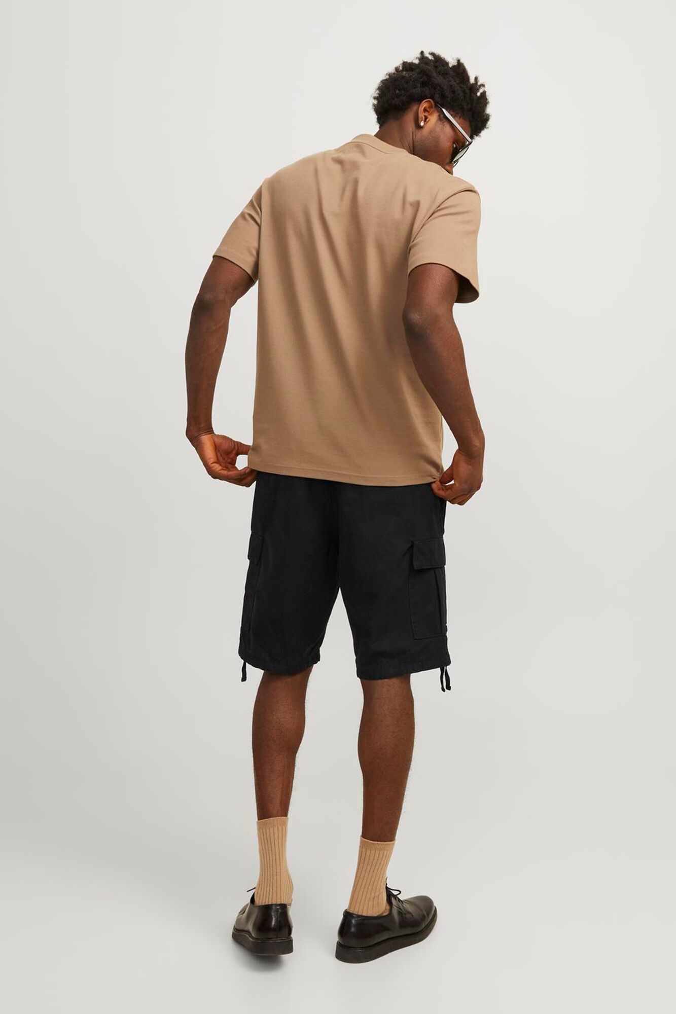 Jack & Jones Bermuda cargo regular fit negro