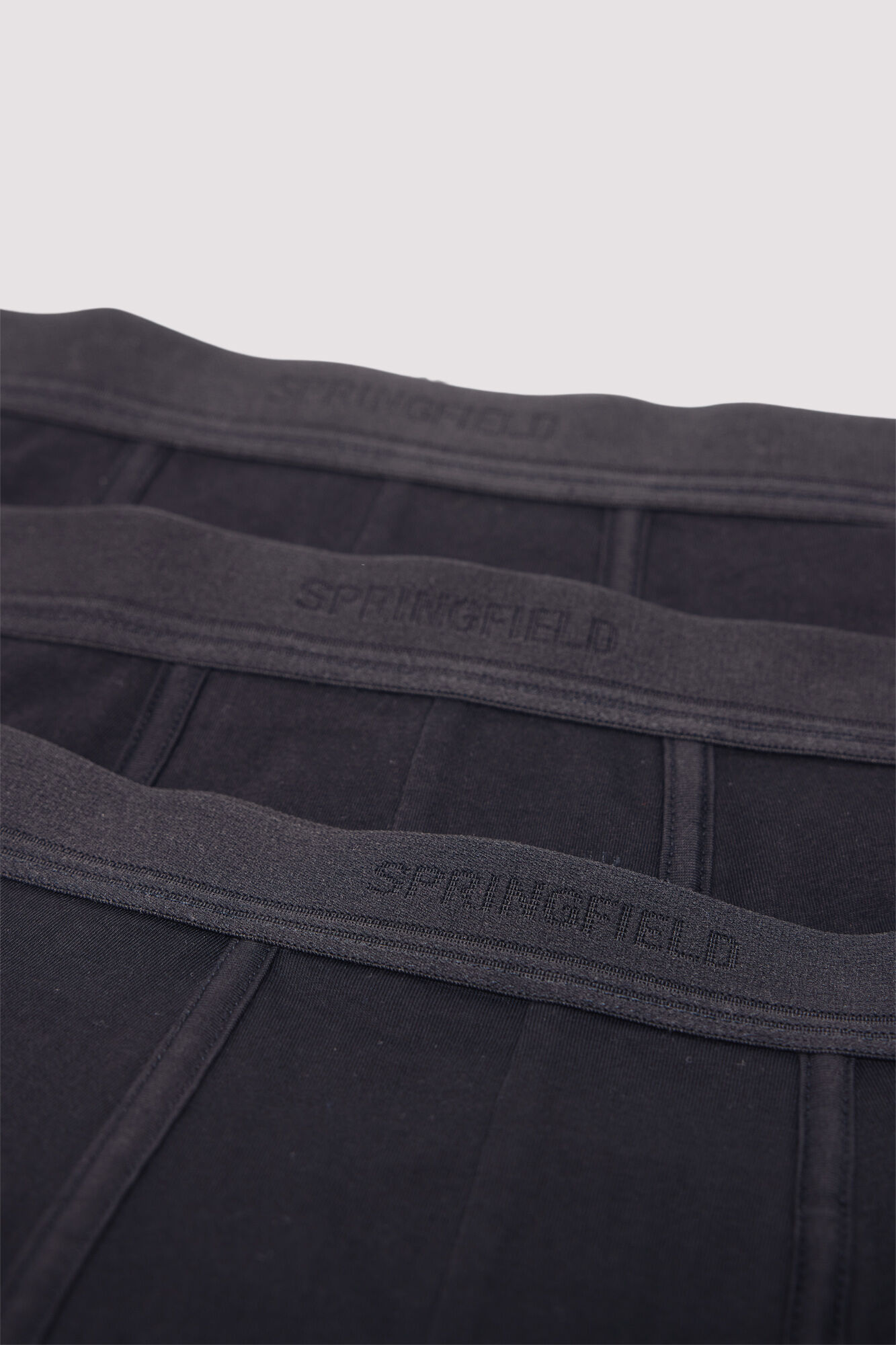 Springfield Pack 3 b&oacute;xers b&aacute;sicos negro